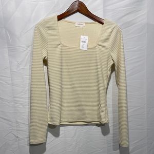 NWT Böhme Cream Square Neck Soft Top🤩